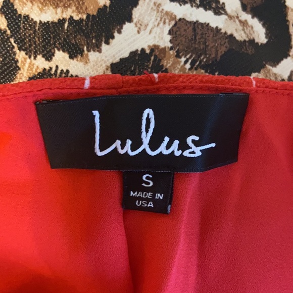 Lulus The Style Points Red Grid Print Swing Dress - Picture 10 of 11